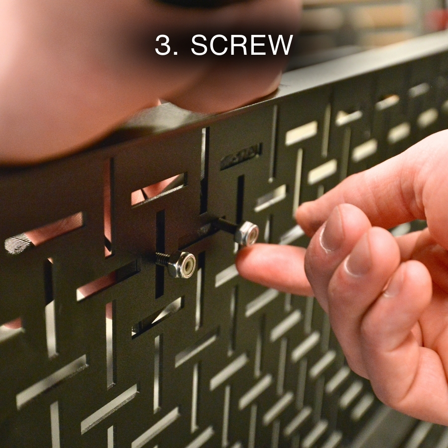 Step 03: Screw